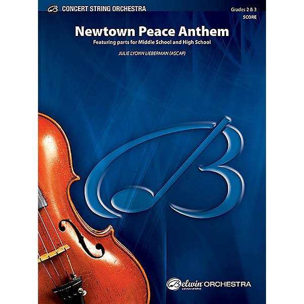 Alfred Newtown Peace Anthem String Orchestra Grade 2 & 3 Set