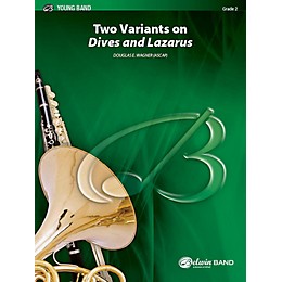 Alfred Two Variants on "Dives and Lazarus" Concert Band Grade 2 Set