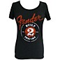 Fender Built 2 Inspire Ladies T-Shirt Black Large thumbnail