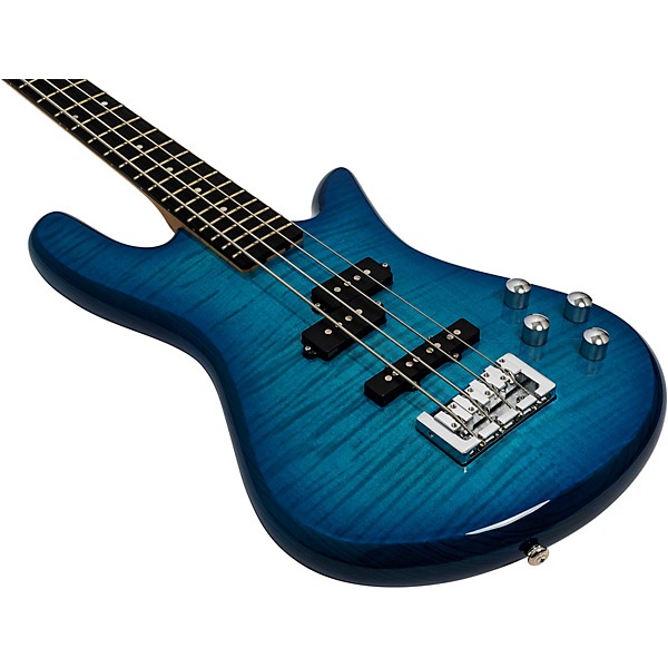 Spector Legend 4 Standard Electric Bass Guitar Blue Stain