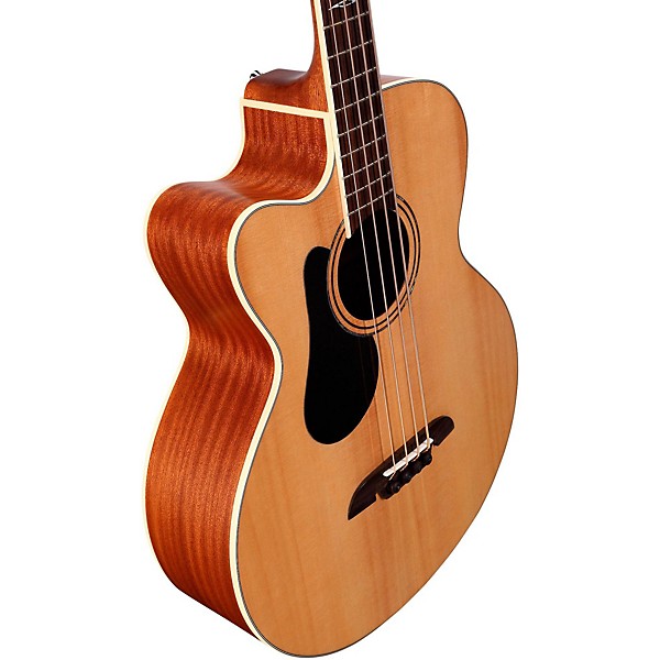 Alvarez AB60LCE Left-Handed Acoustic-Electric Bass Guitar Natural