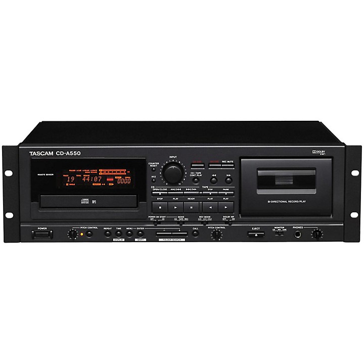 TASCAM CD-A550 CD Player/Cassette Recorder | Guitar Center