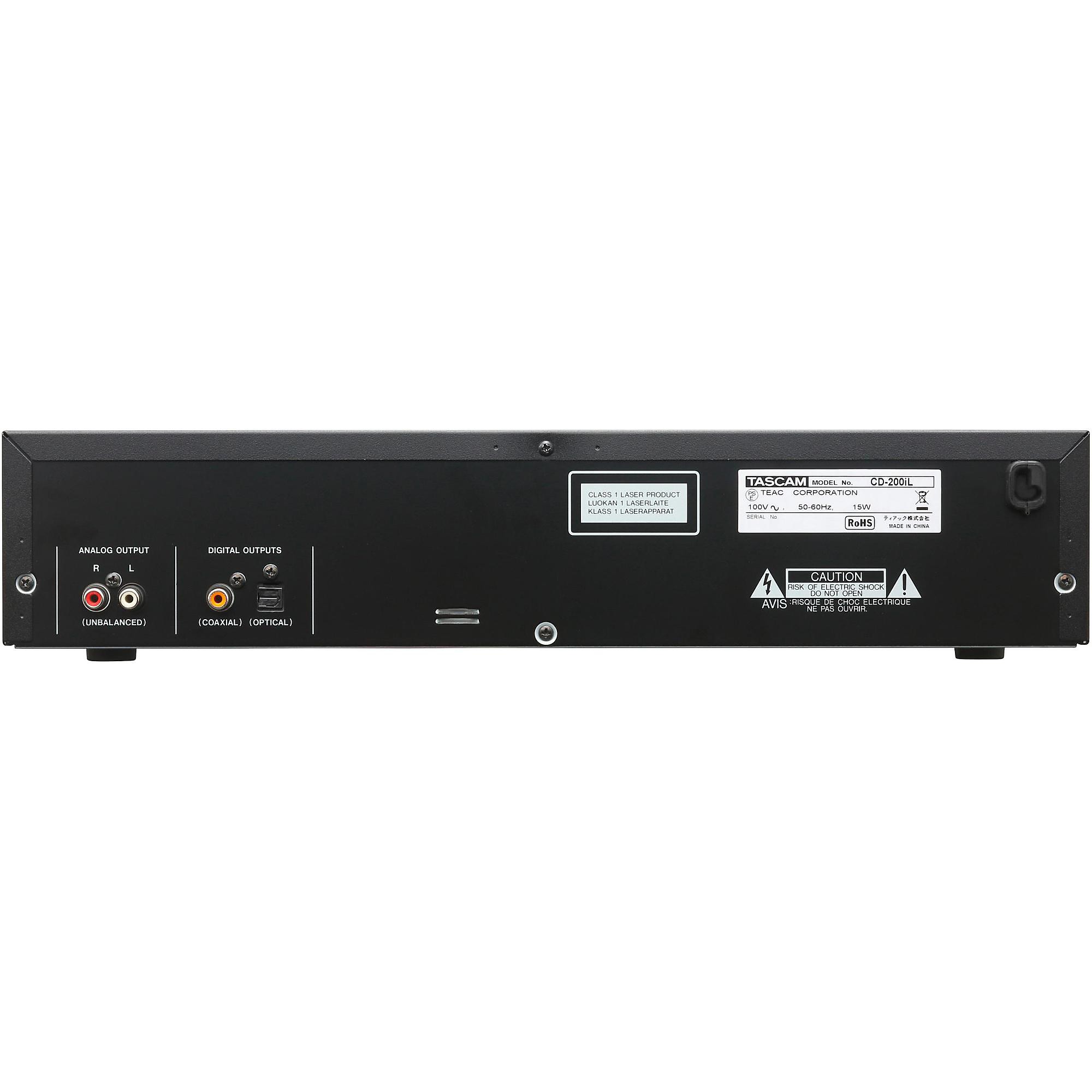 TASCAM CD-200iL Professional CD Player with iPhone Dock | Guitar