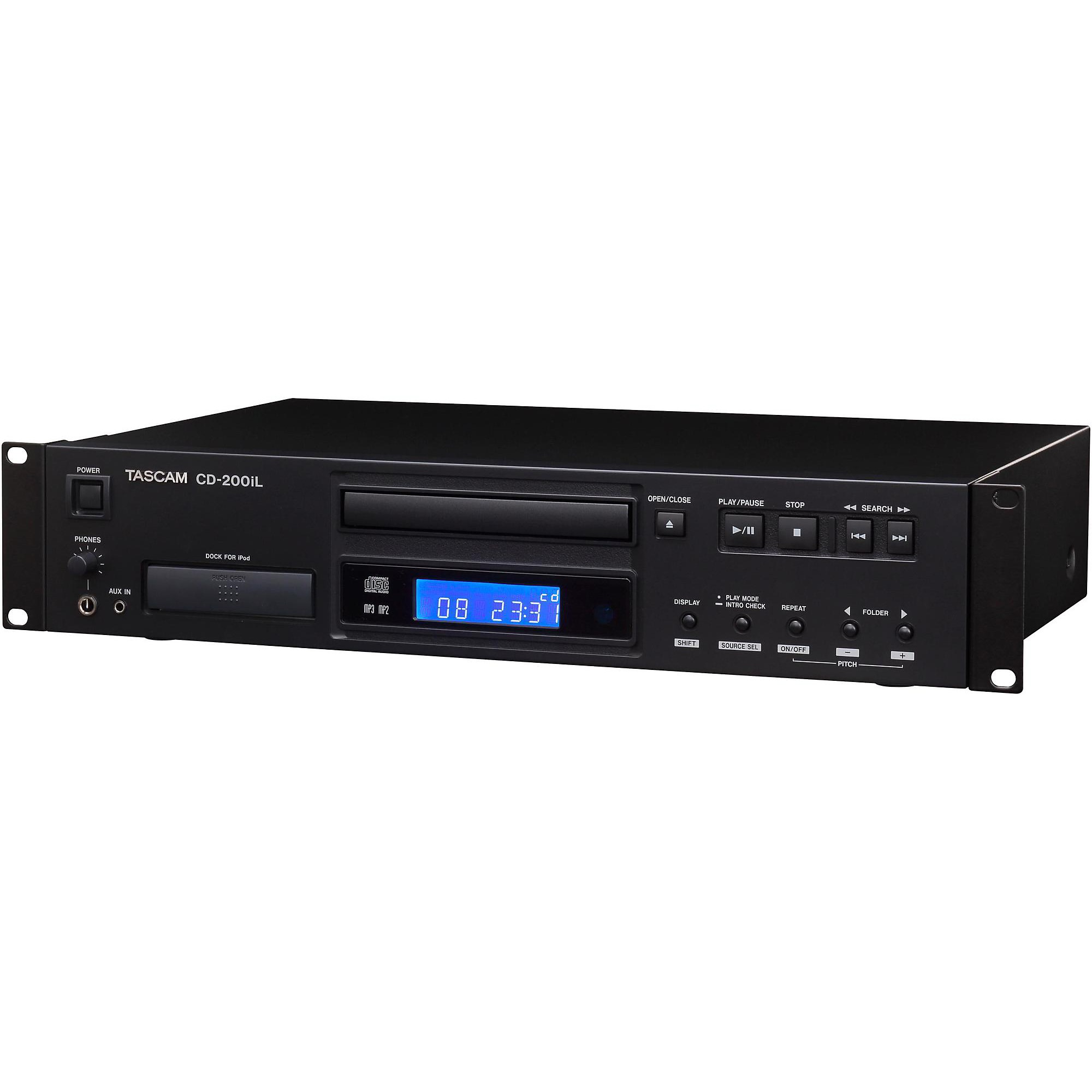 TASCAM CD-200iL Professional CD Player with iPhone Dock | Guitar