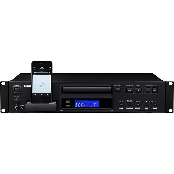 TASCAM CD-200iL Professional CD Player with iPhone Dock