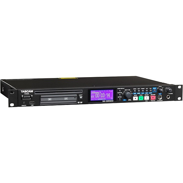 Open Box TASCAM SS-CDR200 Professional Solid State and CD Recorder