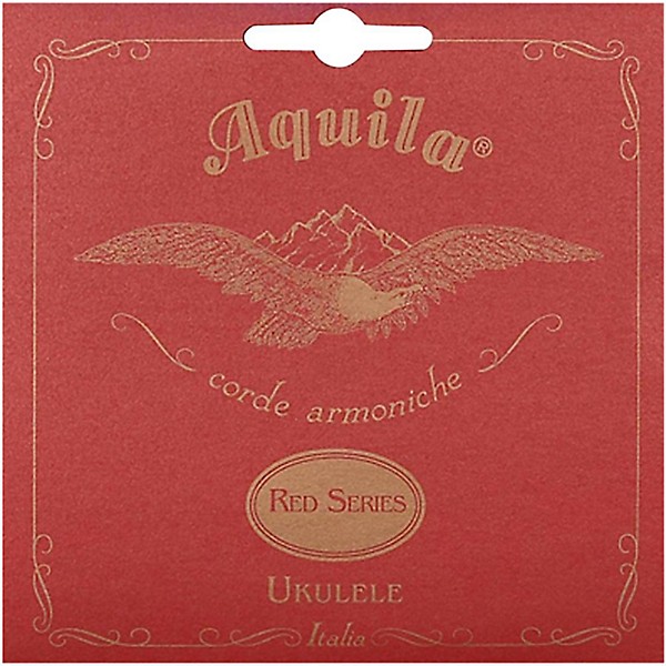 AQUILA Red Series 83U Soprano Ukulele Strings (GCEA Tuning) Red