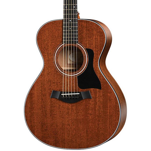 Taylor 300 Series 322 Grand Concert Acoustic Guitar Satin Natural Ebony Fingerboard, Black Pickguard