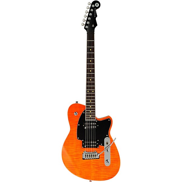 Reverend Reeves Gabrels Signature Electric Guitar Satin Orange Flame maple