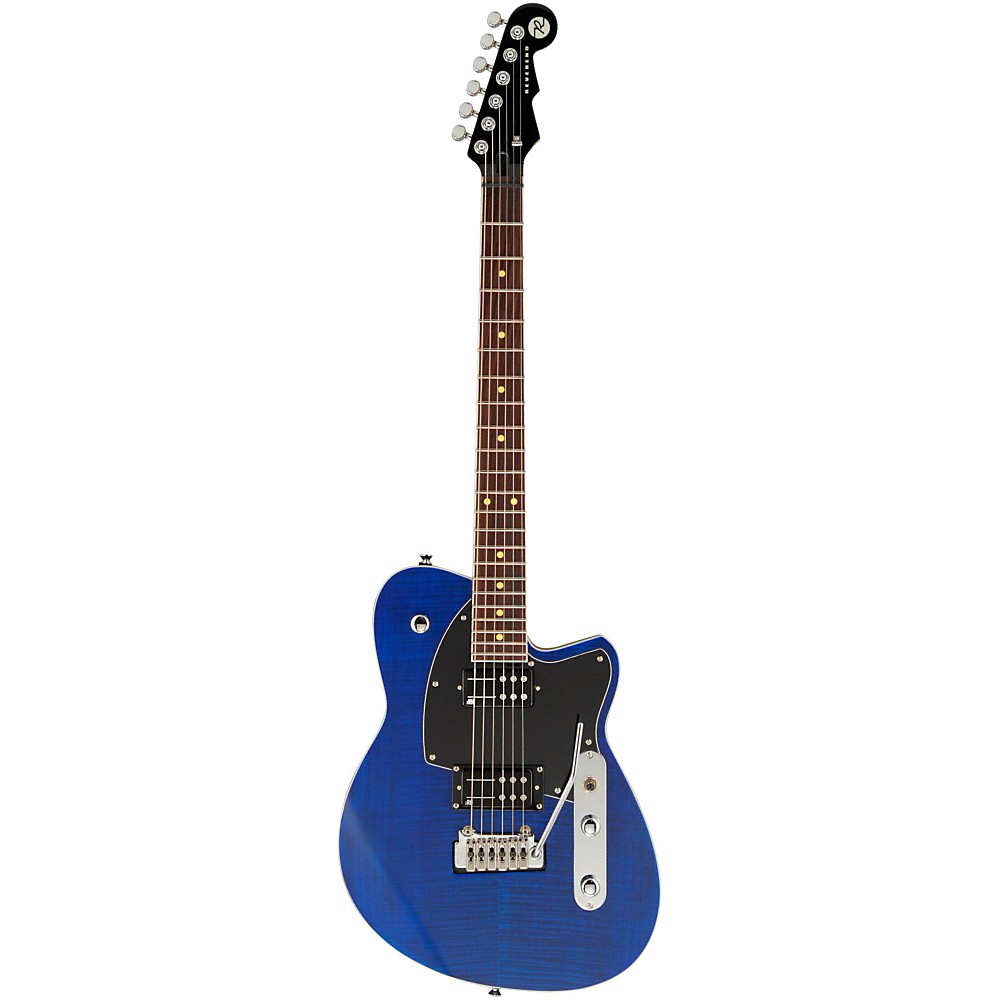 UPC 888365090108 product image for Reverend Reeves Gabrels Signature Electric Guitar Satin Blue Flame Maple | upcitemdb.com