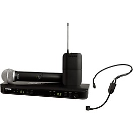 Shure BLX1288 Combo System W... Shure BLX1288 Combo System With PGA31 Headset Microphone and PG58 Handheld Microphone Band H9