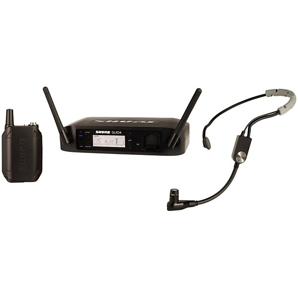 Open Box Shure GLX-D Digital Wireless Headset System with SM35 Headset microphone Level 2 Band Z2 190839053305