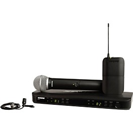 Shure BLX1288 Combo System Wi... Shure BLX1288 Combo System With CVL Lavalier Microphone and PG58 Handheld Microphone Band H9