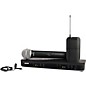Shure BLX1288 Combo System With CVL Lavalier Microphone and PG58 Handheld Microphone Band H11 thumbnail