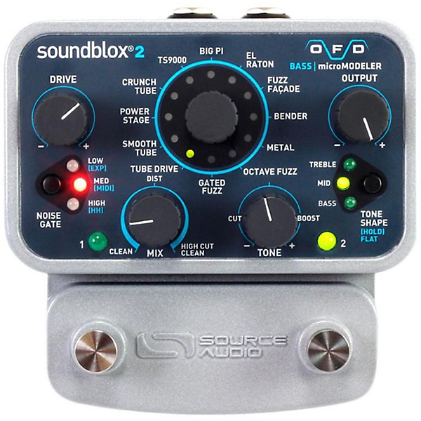 ギター SOURCE AUDIO OFD Bass micro Modeler Source Audio Soundblox 2 OFD microModeler Bass Effects Pedal