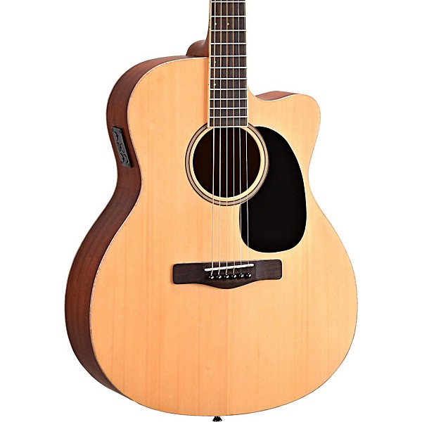 Open Box Mitchell Element Series ME1ACE Auditorium Cutaway Acoustic-Electric Guitar Level 1 Natural Striped Sapele, Solid ...