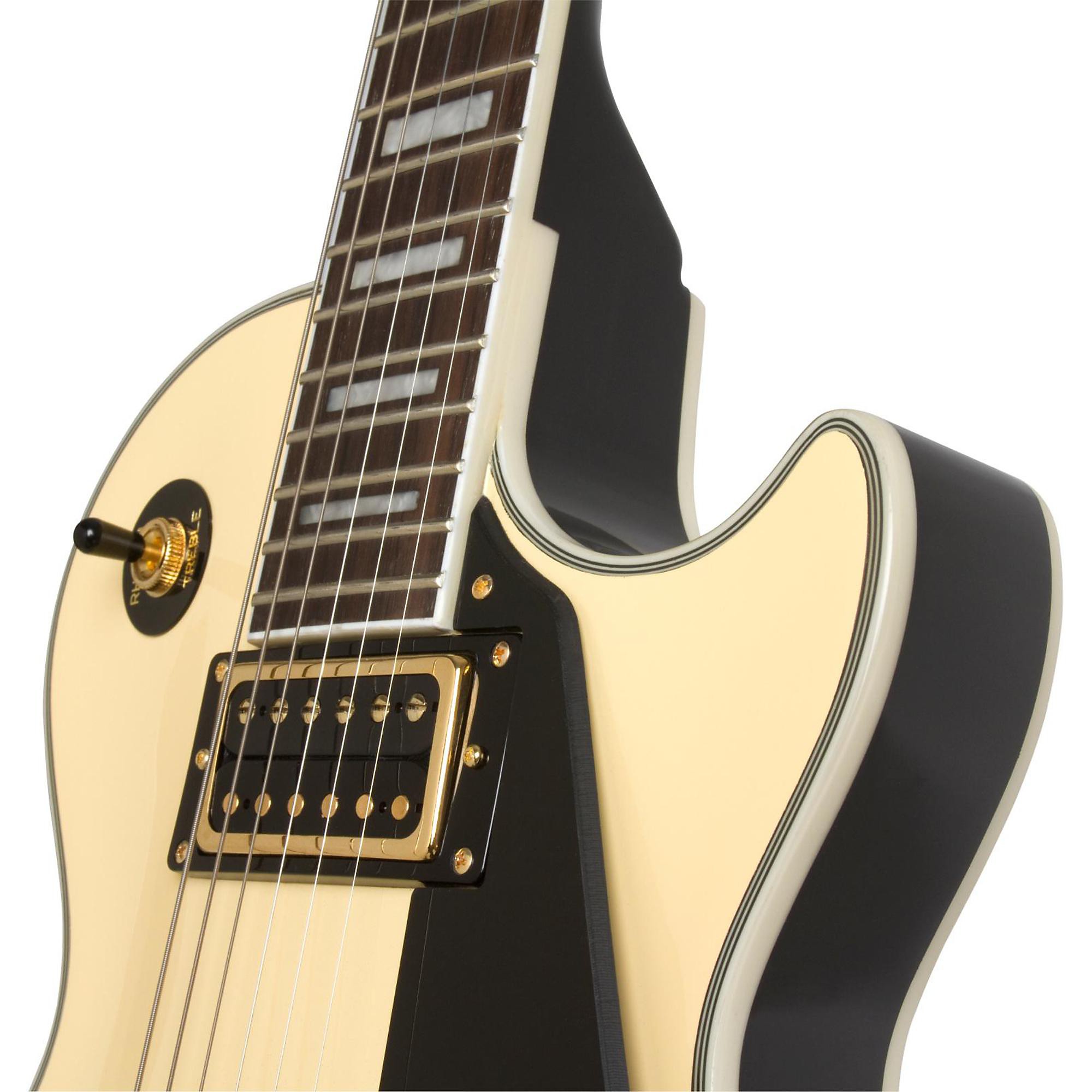 Open Box Epiphone Les Paul Custom Blackback PRO Electric