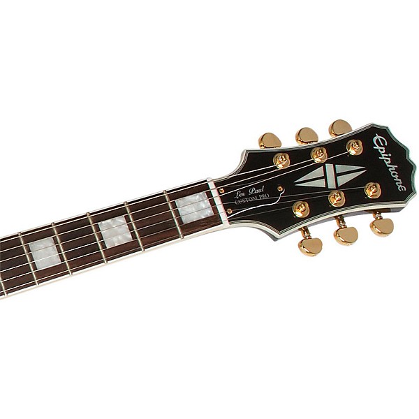 Open Box Epiphone Les Paul Custom Blackback PRO Electric Guitar
