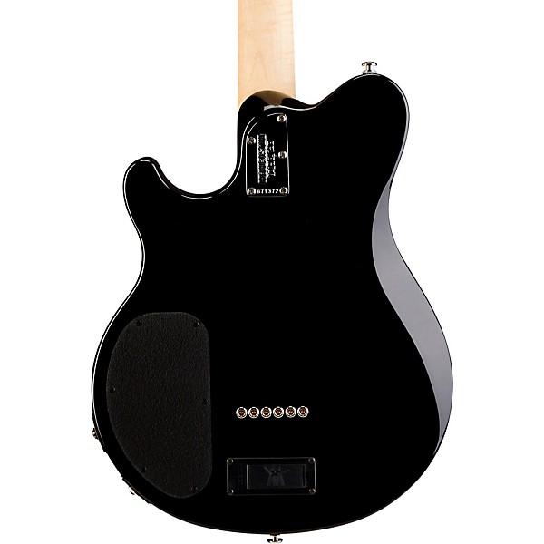 Ernie Ball Music Man Axis Super Sport MM90 Hollowbody Electric Guitar with Piezo Balboa Blue Burst