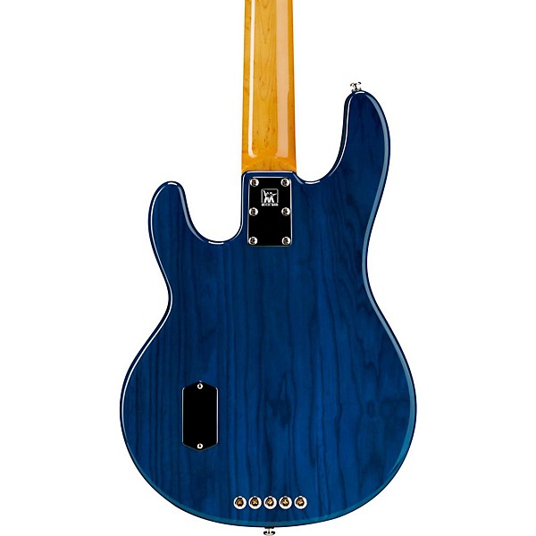 Open Box Ernie Ball Music Man Classic Stingray 5 5-String Electric Bass Guitar Level 1 Transparent Blue