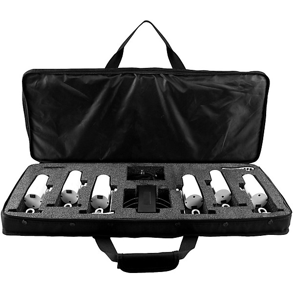 CHAUVET DJ EZpin IRC LED Pin Spot Light 6-Pack with IRC-6 Remote and VIP Gear Bag