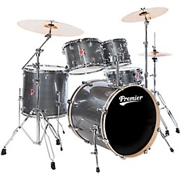 Premier Powerhouse Stage 20 5-Piece Shell Pack Silver Groove