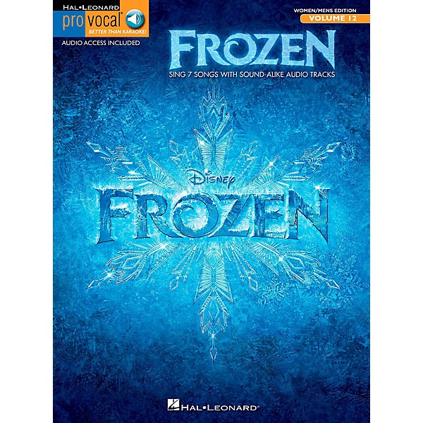 Hal Leonard Frozen - Pro Vocal Songbook & Online Audio For Women/Men Volume 12