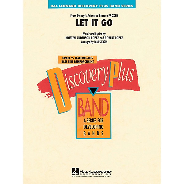 Hal Leonard Let It Go (From Frozen) Discovery Plus Concert Band Grade 2