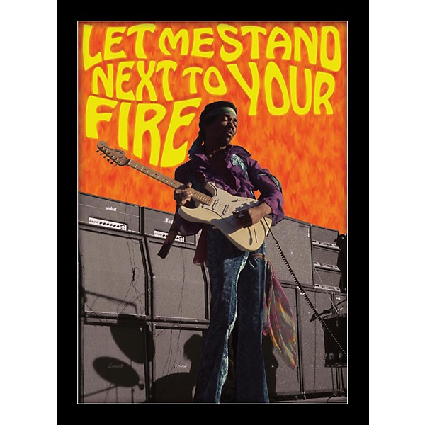 Ace Framing Jimi Hendrix - Next To The Fire 24x36 Poster