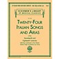 G. Schirmer 24 Italian Songs & Arias Complete - Medium High And Medium Low Voice thumbnail