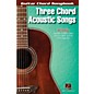 Hal Leonard Three Chord Acoustic Songs - Guitar Chord Songbook thumbnail