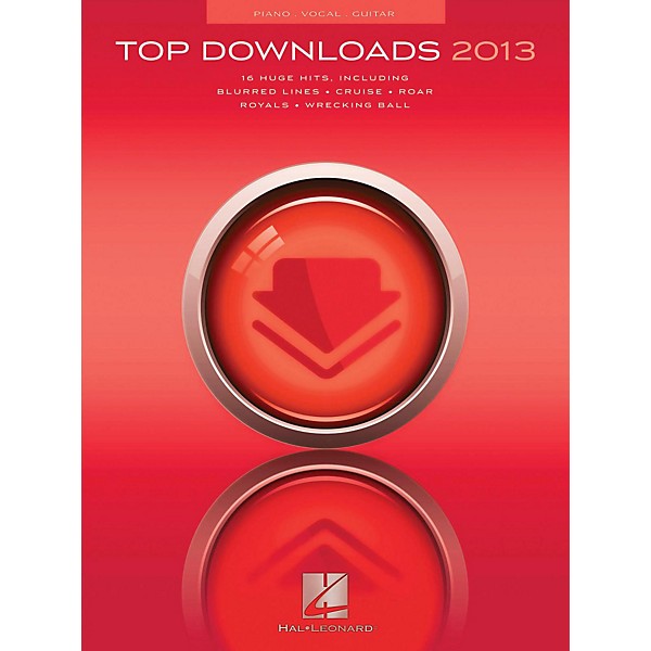Hal Leonard Top Downloads Of 2013 for Piano/Vocal/Guitar