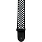 Perri's 2" Polyester Guitar Strap Black and White Checker Board thumbnail