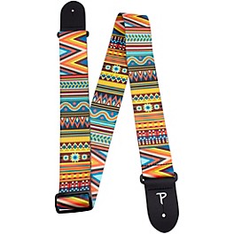 Perri's 2" Polyester Guitar Strap Checker - Rainbow 2 in. Perri's 2" Polyester Guitar Strap Aztec - Earth Tone 2 in.