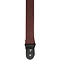 Clearance Perri's 2" Cotton Guitar Strap With Leather Ends Brown thumbnail