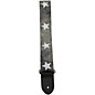Perri's 2" Cotton Guitar Strap With Leather Ends Printed Stars 2 in. thumbnail