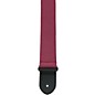 Perri's 2" Cotton Guitar Strap With Leather Ends Burgundy thumbnail