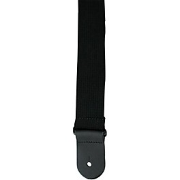 Perri's 2" Cotton Guitar Strap With Leather Ends Printed Stars 2 in. Perri's 2" Cotton Guitar Strap With Leather Ends Black