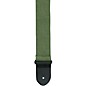 Perri's 2" Cotton Guitar Strap With Leather Ends Army Green thumbnail