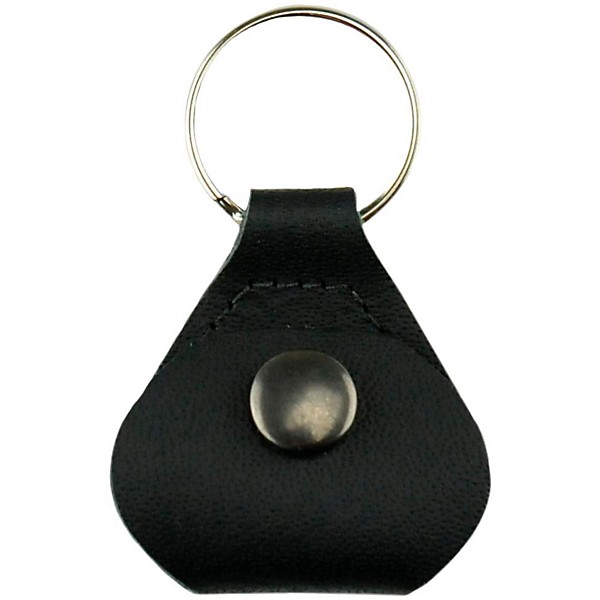 Perri's Leather Pick Holder and Key Chain Black