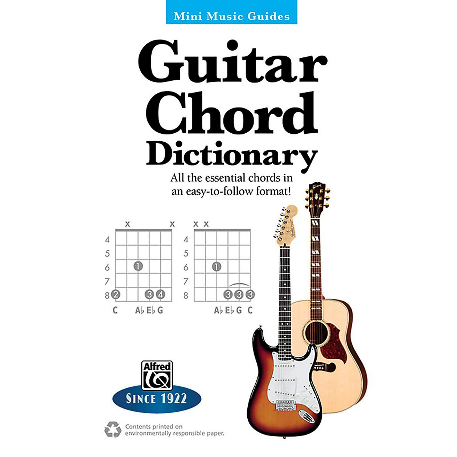 Alfred Guitar Chord Dictionary Mini Music Guides Book Guitar Center