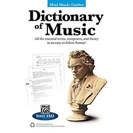 Alfred Dictionary of Music Mini Music Guides Book