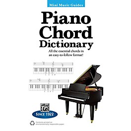 Alfred Piano Chord Dictionary Mini Music Guides Book