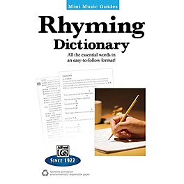 Alfred Rhyming Dictionary Mini Music Guides Book