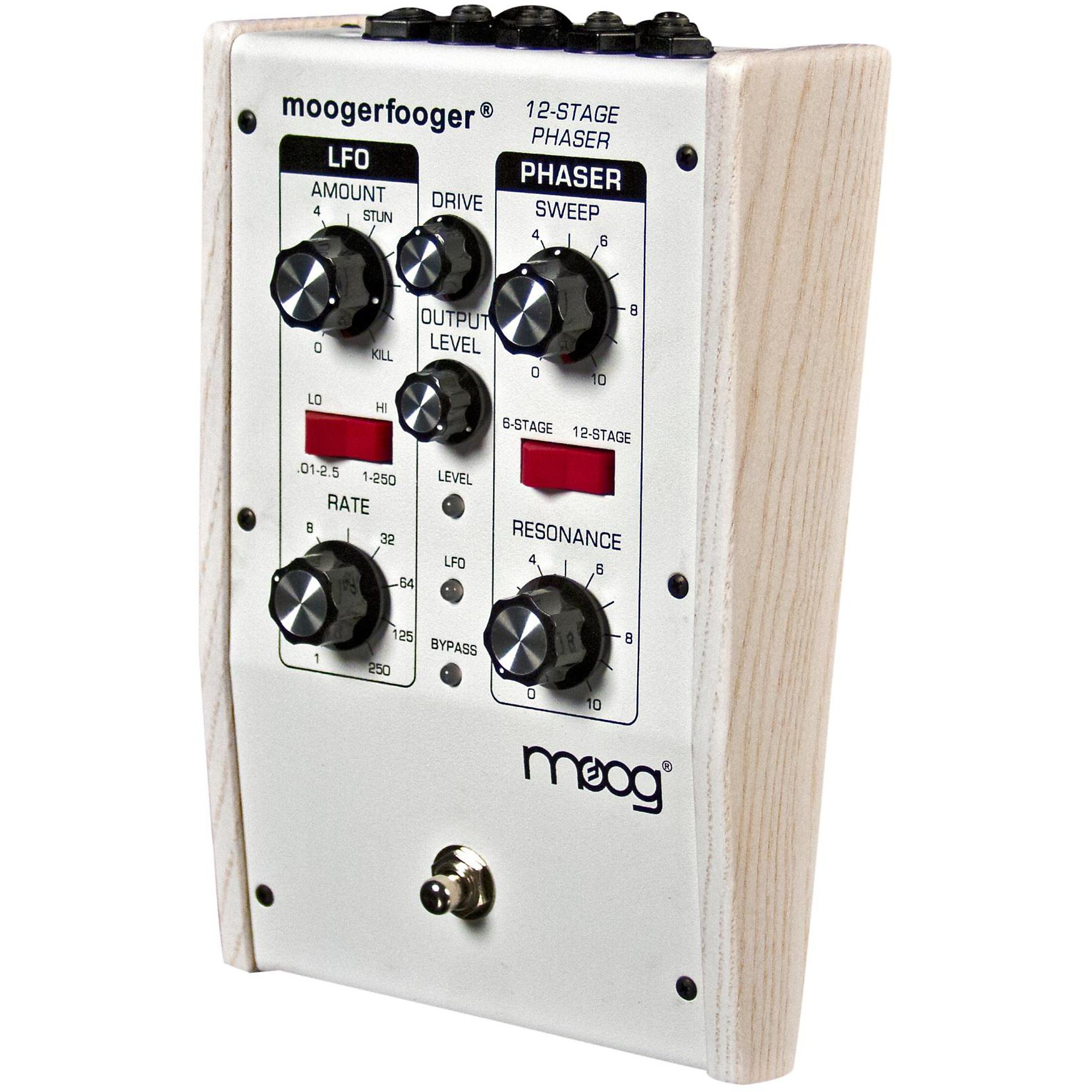 Open Box Moog MF-103 Moogerfooger 12-Stage Phaser Level White Guitar  Center