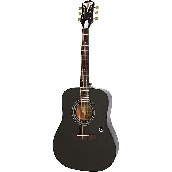 Open Box Epiphone PRO-1 Acoustic Guitar Level 2 Ebony 190839784421