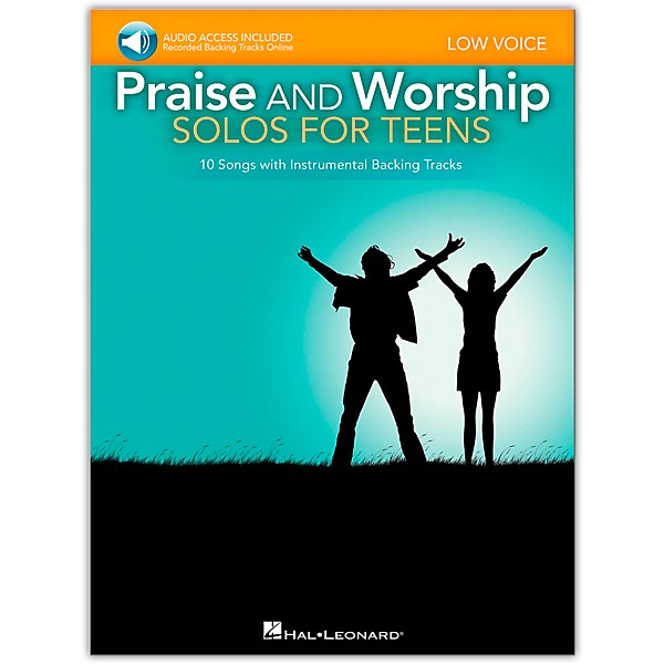 Hal Leonard Praise And Worship Solos For Teens - Low Voice - Book/Online Audio