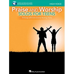 Hal Leonard Praise And Worship Solos For Teens - High Voice - Book/Audio Online Backing Tracks