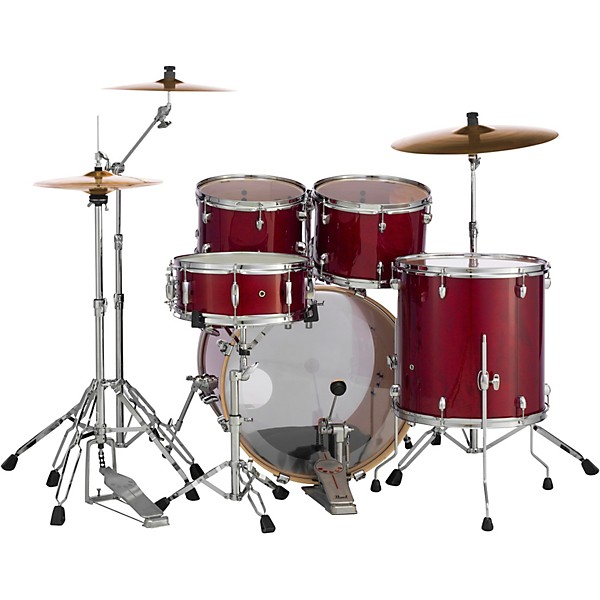Pearl Export EXL Standard 5-Piece Drum Set With Hardware Natural Cherry