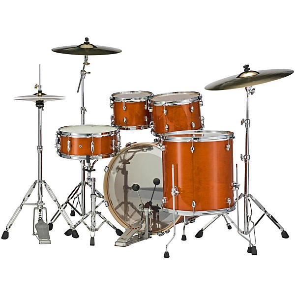 Pearl Export EXL Standard 5-Piece Drum Set With Hardware Honey Amber